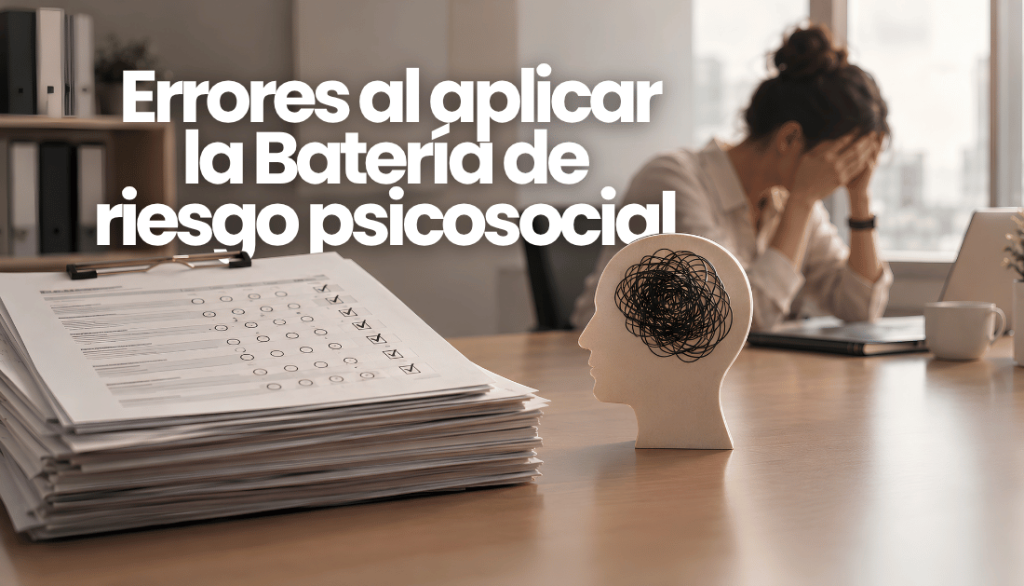 errores al aplicar la batería de riesgo psicosocial
